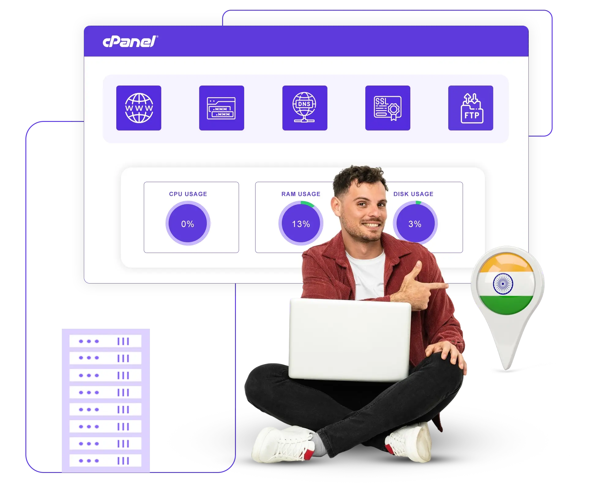 cPanel dedicated server hosting in India